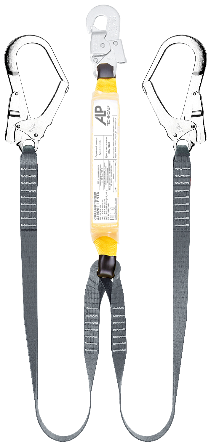 Стропы с амортизатором огнеупорные. Строп двойной с амортизатором aln202. Строп с амортизатором эластичный aln102e. Строп двойной с амортизатором огнеупорный aln202fr.