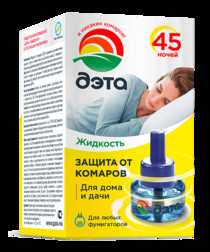 Жидкость от комаров «Дэта» 45 ночей