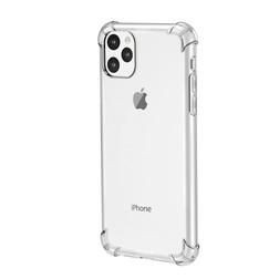 Чехол для Apple iPhone 11 Pro Max / прозрачный / бесцветный / силиконовый с защитными / усилинными б