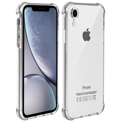Чехол для Apple iPhone XR / прозрачный / бесцветный / силиконовый с защитными / усиленными бортами п