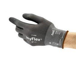 Перчатки Ansell HyFlex® 11-840 (Хайфлекс) с неполным нитриловым покрытием