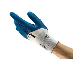 Перчатки Ansell HyFlex® 11-917 (Хайфлекс) с неполным нитриловым покрытием