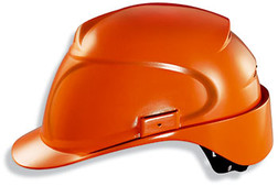 Каска защитная uvex «Эйрвинг» с текстильным оголовьем (9762220) оранжевая