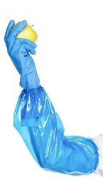Нарукавники HACCPER EvaTex 46×22 см, 100 мкм, синие (330150) (уп. 20 пар)