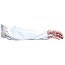 Нарукавники HACCPER Uretex Safegrip 46×22 см, 150 мкм, белые (550255) (5 пар)