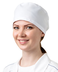 Шапочка белая