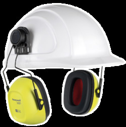 Сигнальные противошумные наушники с креплением на каску VeriShield VS 130HHV Hi-Viz (Веришилд ВС 130